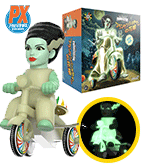 Universal Monsters Super Cycles Bride Of Frankenstein GID PX