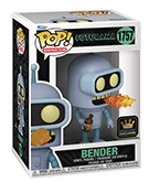 Pop Specialty Series Pop TV Futurama S4 Bender With Glow Chase Figure