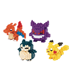 Pokemon Nanoblock All-Star Series 8-Piece Assortment