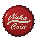 Fallout Nuka-Cola Bottle Cap Tin Sign