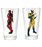 Deadpool & Wolverine Movie Clear Pint Glass