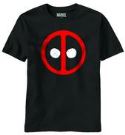 DEADPOOL ICON BLK T/S LG (O/A)