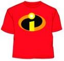 INCREDIBLES BASICON RED T/S SM