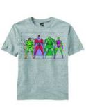 MARVEL VILLAINS WHO BADDEST HEATHER GREY T/S MED