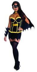 BATGIRL CORSETTED COSTUME MED