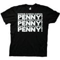 BIG BANG THEORY PENNY PENNY PENNY BLK T/S MED