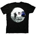 DOCTOR WHO TARDIS MOON LANDING BLK T/S SM