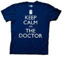 DOCTOR WHO IM THE DOCTOR NAVY T/S MED