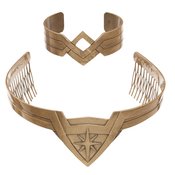 DC WONDER WOMAN MOVIE TIARA & BRACELET COSPLAY SET