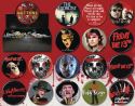 NEW LINE HORROR MOVIES 144PC BUTTON ASST