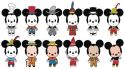 MICKEY THRU THE YEARS 3D FIGURAL KEYRING 24PC BMB DIS