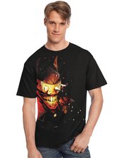 DC HEROES LAUGHING BATMAN T/S XXL