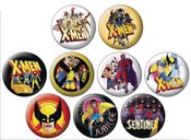 X-MEN CARTOON 144PC BUTTON DIS