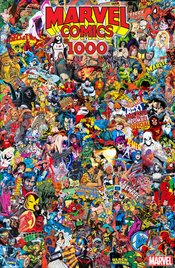 MARVEL COMICS #1000 COLLAGE BY GARCIN POSTER