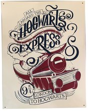 HARRY POTTER HOGWARTS EXPRESS 12X16 TIN SIGN