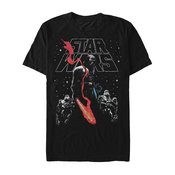 STAR WARS DARTH VADER SABER SMOKE T/S LG