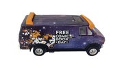 FCBD 2024 COMIC BOOK DELIVERY VAN 1/64 DIECAST 6PC SOLID PK