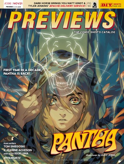 Front Cover - Dynamite Entertainment, Pantha #1
