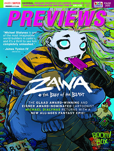 Front Cover - BOOM!'s Zawa + The Belly of the Beast