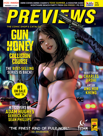 Front Cover - Titan Comics, Gun Honey