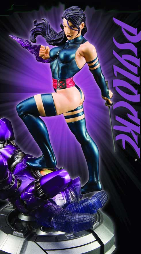 Marvel Comics Presents Kotobukiya Collection: Danger Room Session Psylocke  Fine Art Statue - Diamond Comics